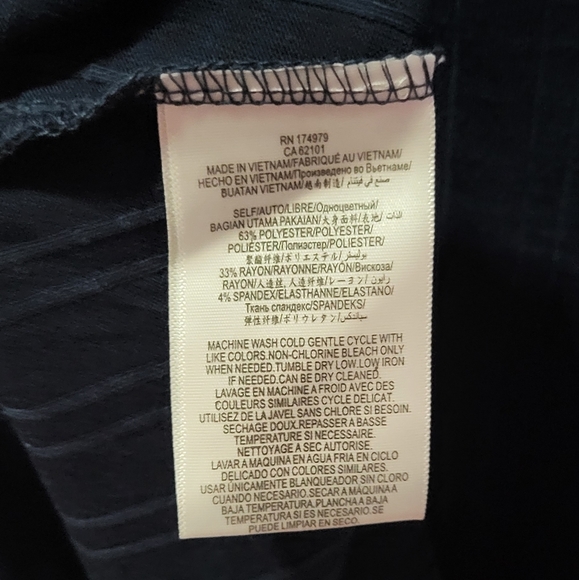 BCBGeneration Women's NWT Dark Navy Short Sleeve Mini T-Shirt Dress Size Medium - Picture 7 of 11